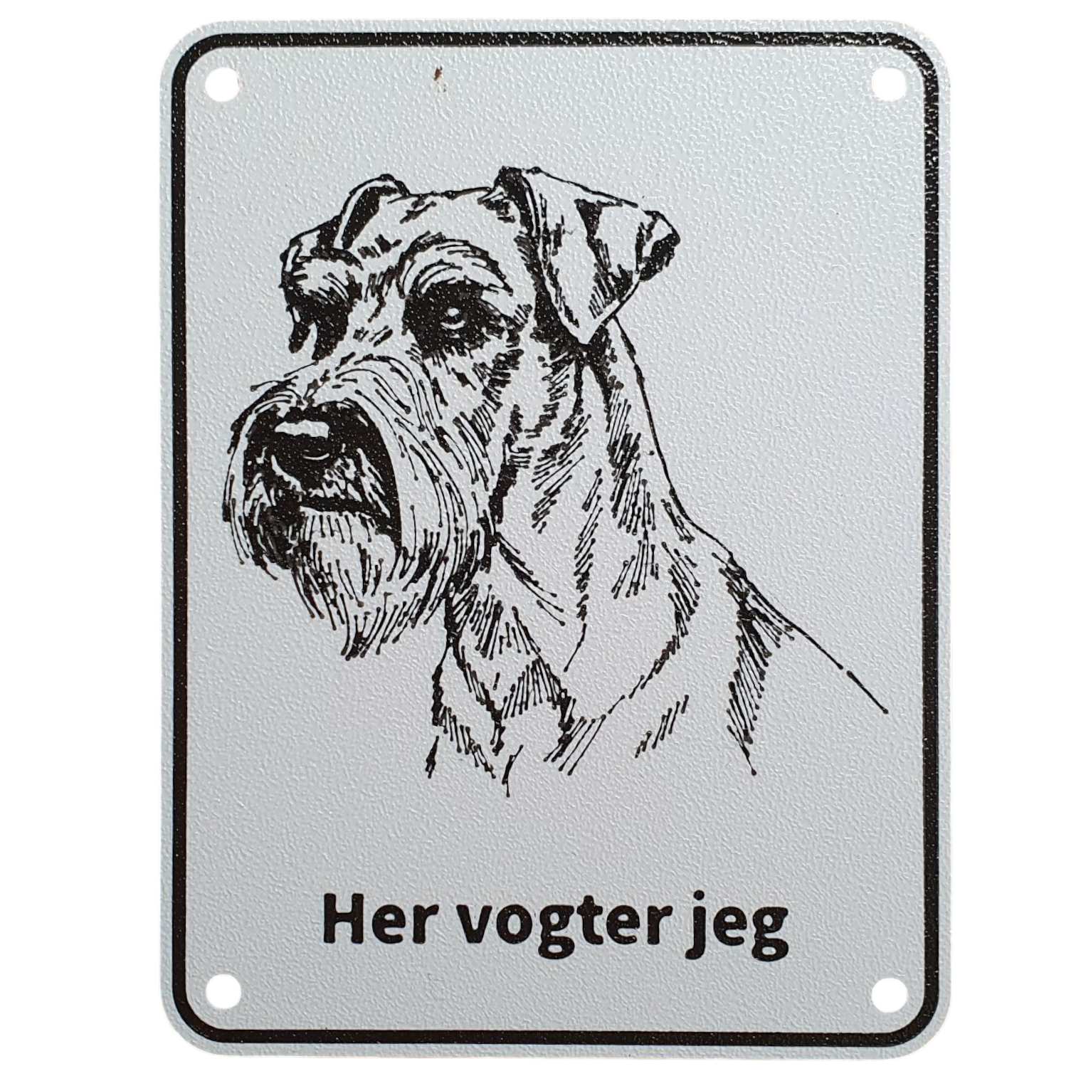 Riesenschnauzer - Her vogter jeg