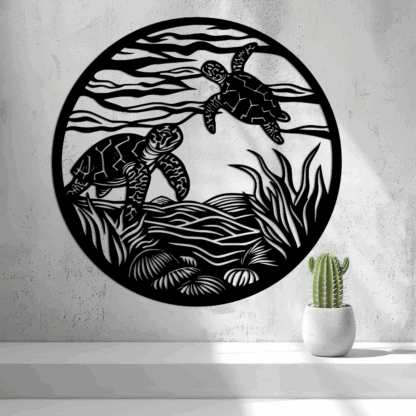 2D Turtles in Ocean